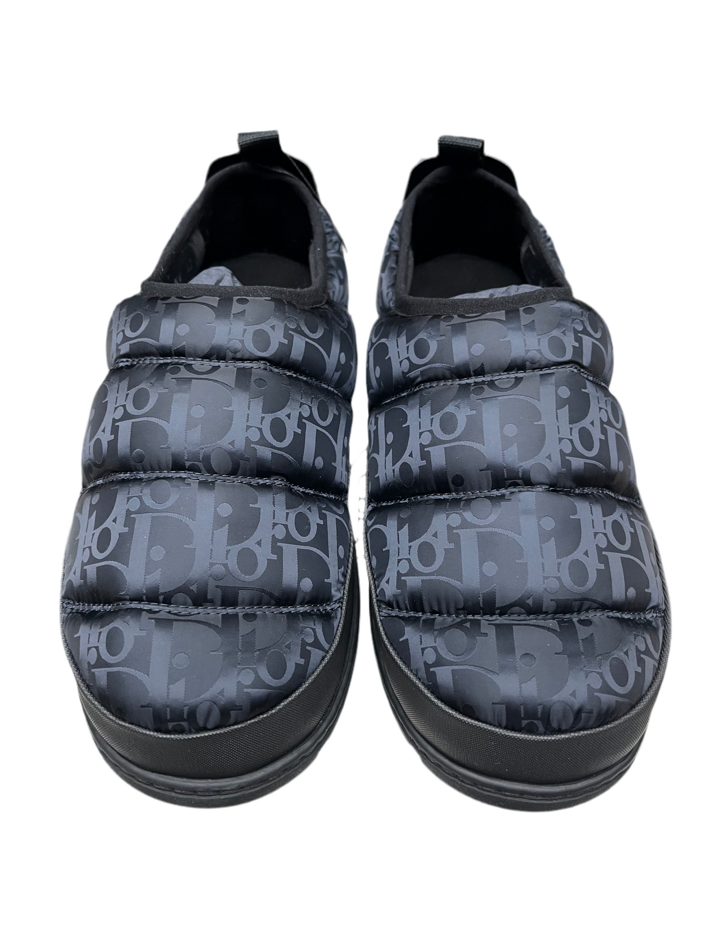 Dior Snow Slipper Quilted Dior Oblique Black