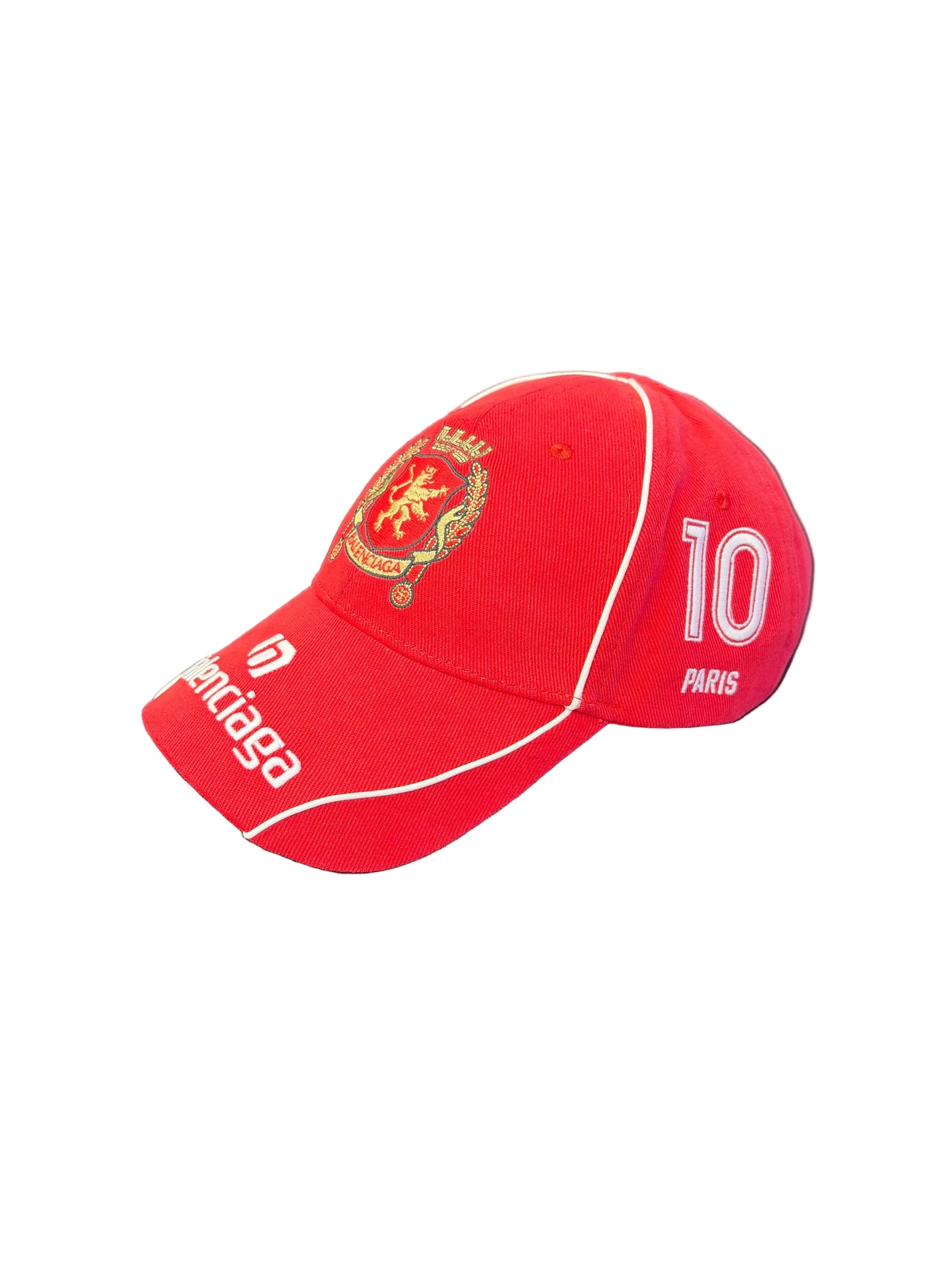Balenciaga Paris Soccer Cap Red