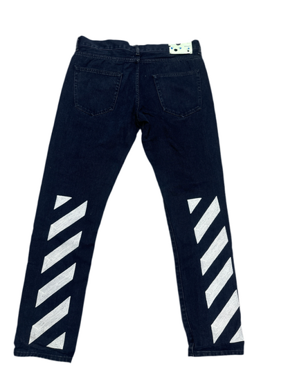 Off White Straight Denim Jeans