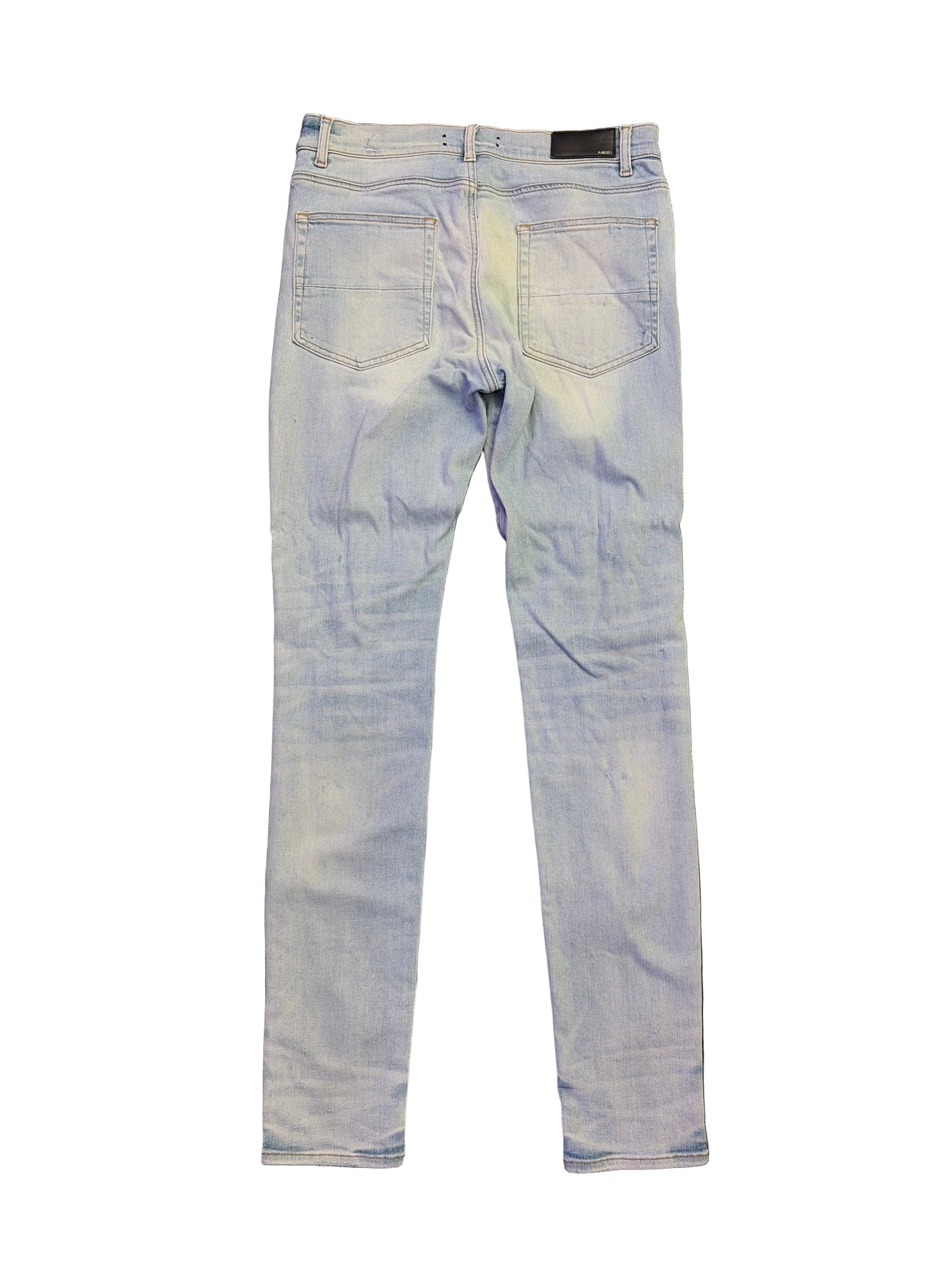 Amiri Art Patch Jean Super Light Indigo