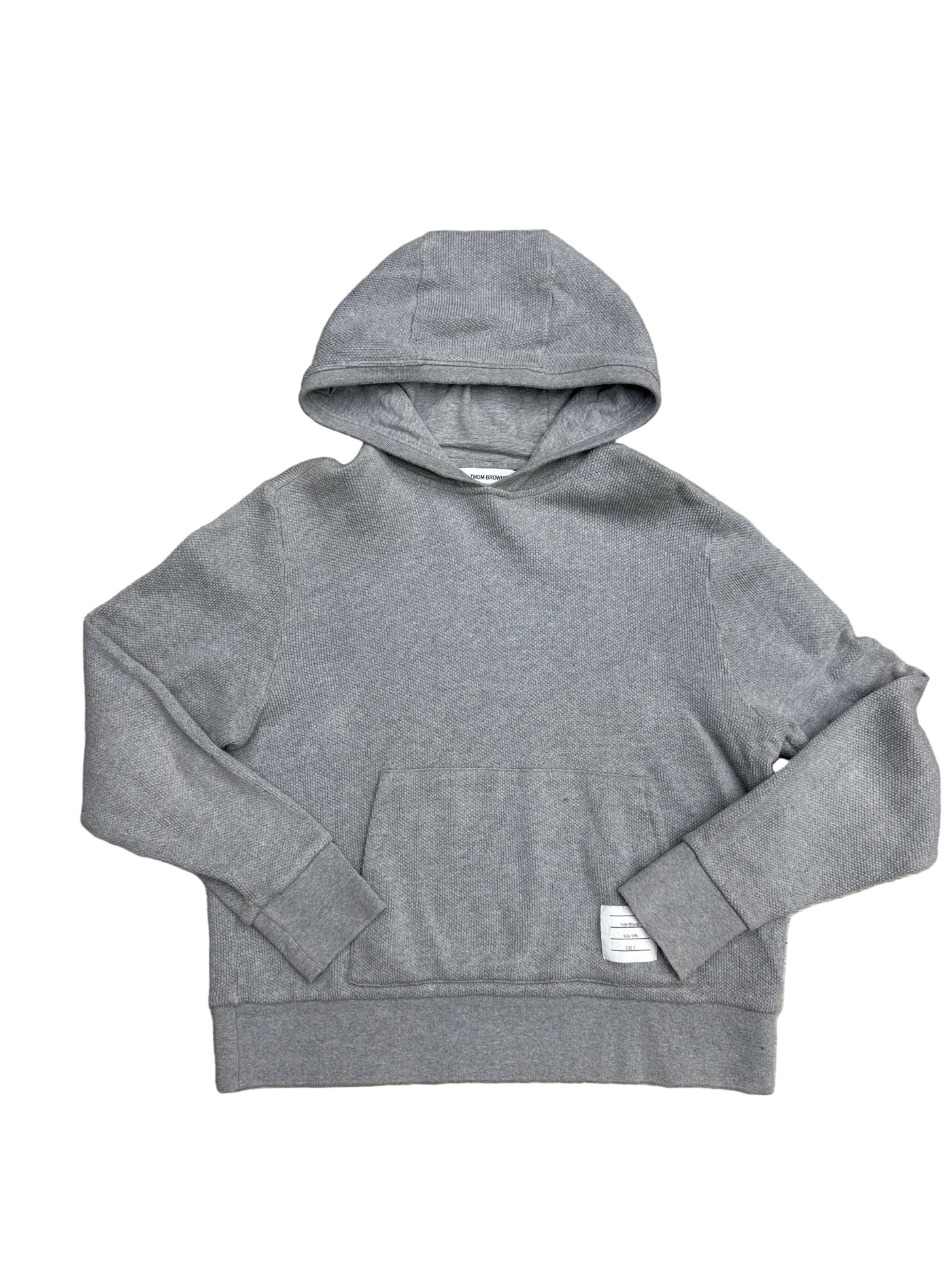 Thom Browne Grey Hooded Sweater