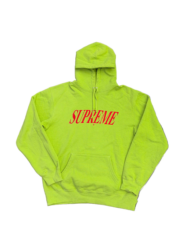 SS20 Supreme Crossover Hooded Sweatshirt Lime
