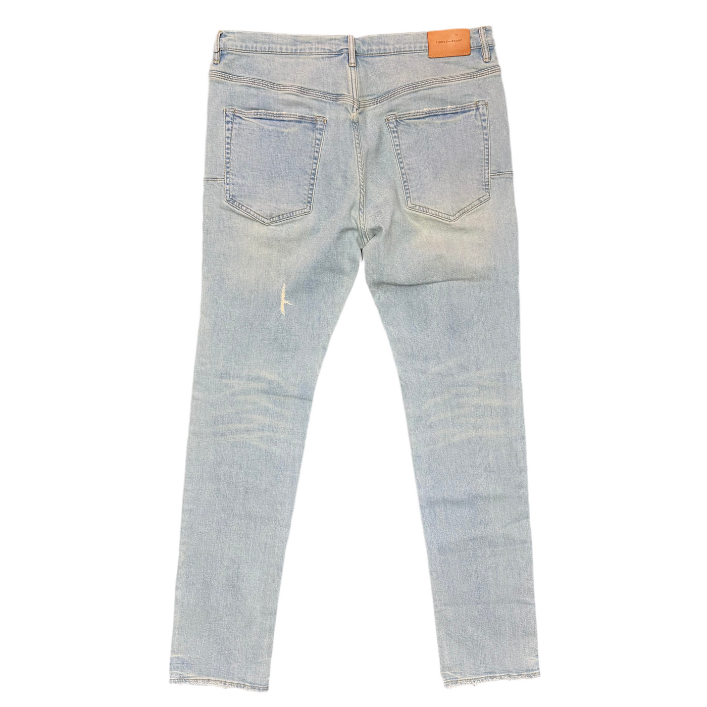 Purple Brand Faded Distressed Jeans Light Blue