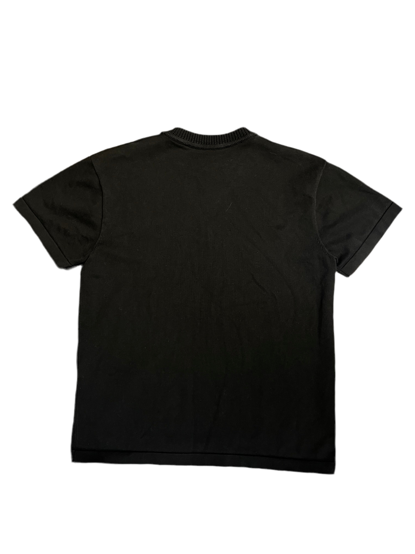 LV Embroidered Logo T-Shirt Black