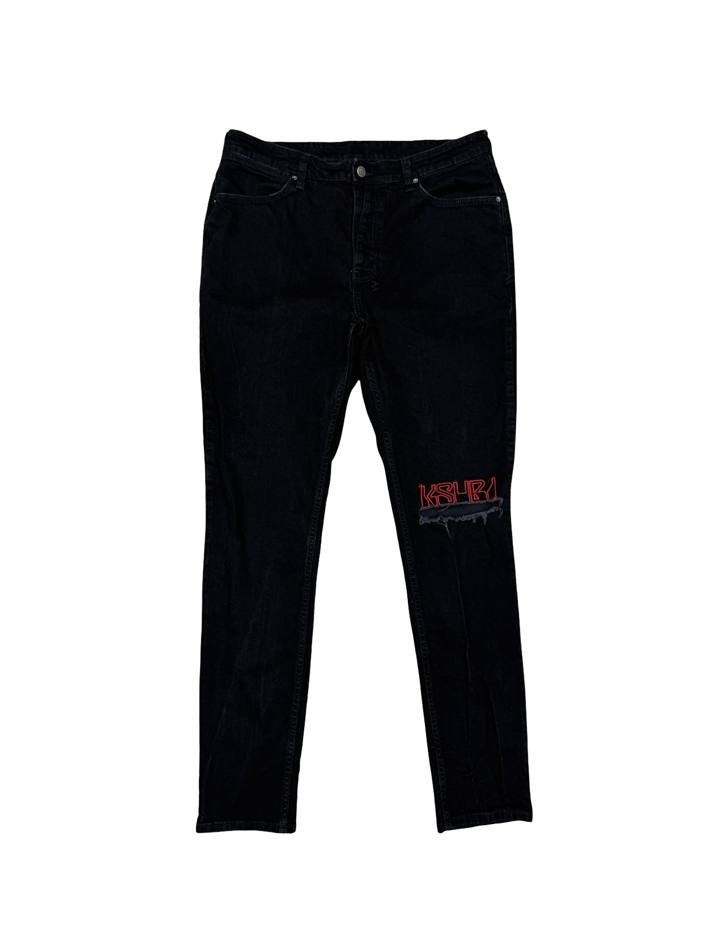 Ksubi Van Winkle Laid Sting Black Skinny Jeans