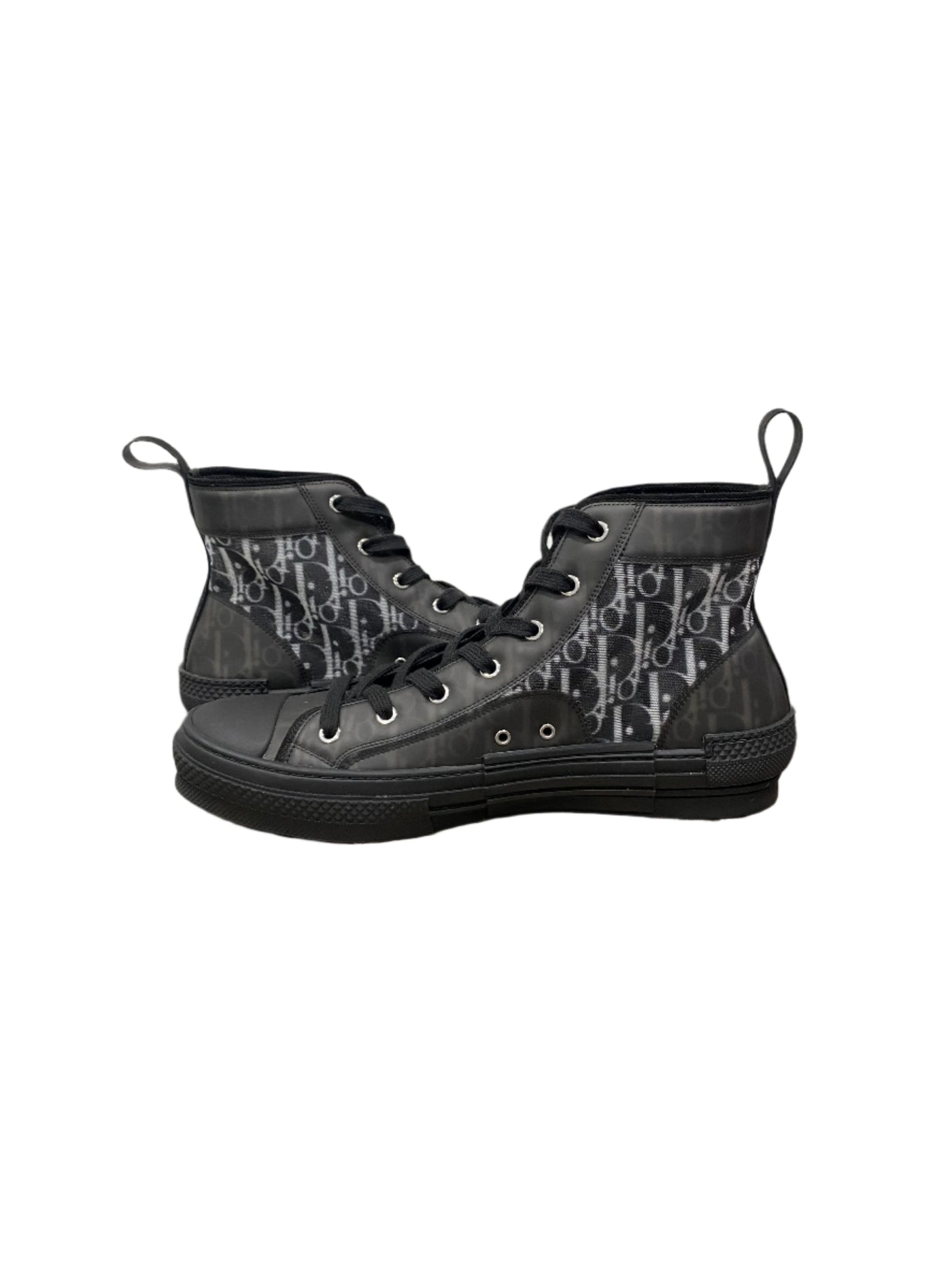 Dior B23 High Top Canvas Oblique Black