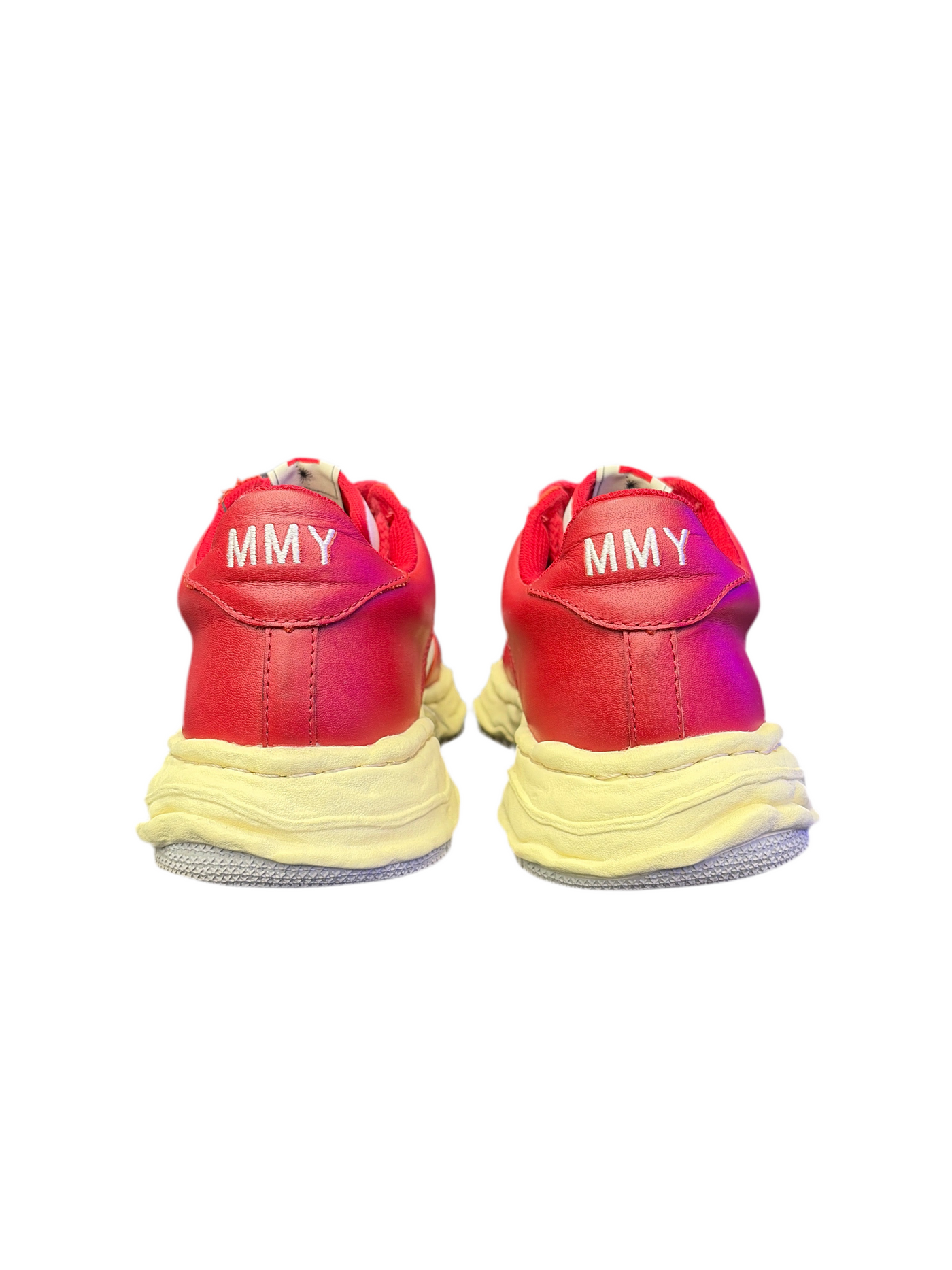 MMY Wayne Leather Low Red White