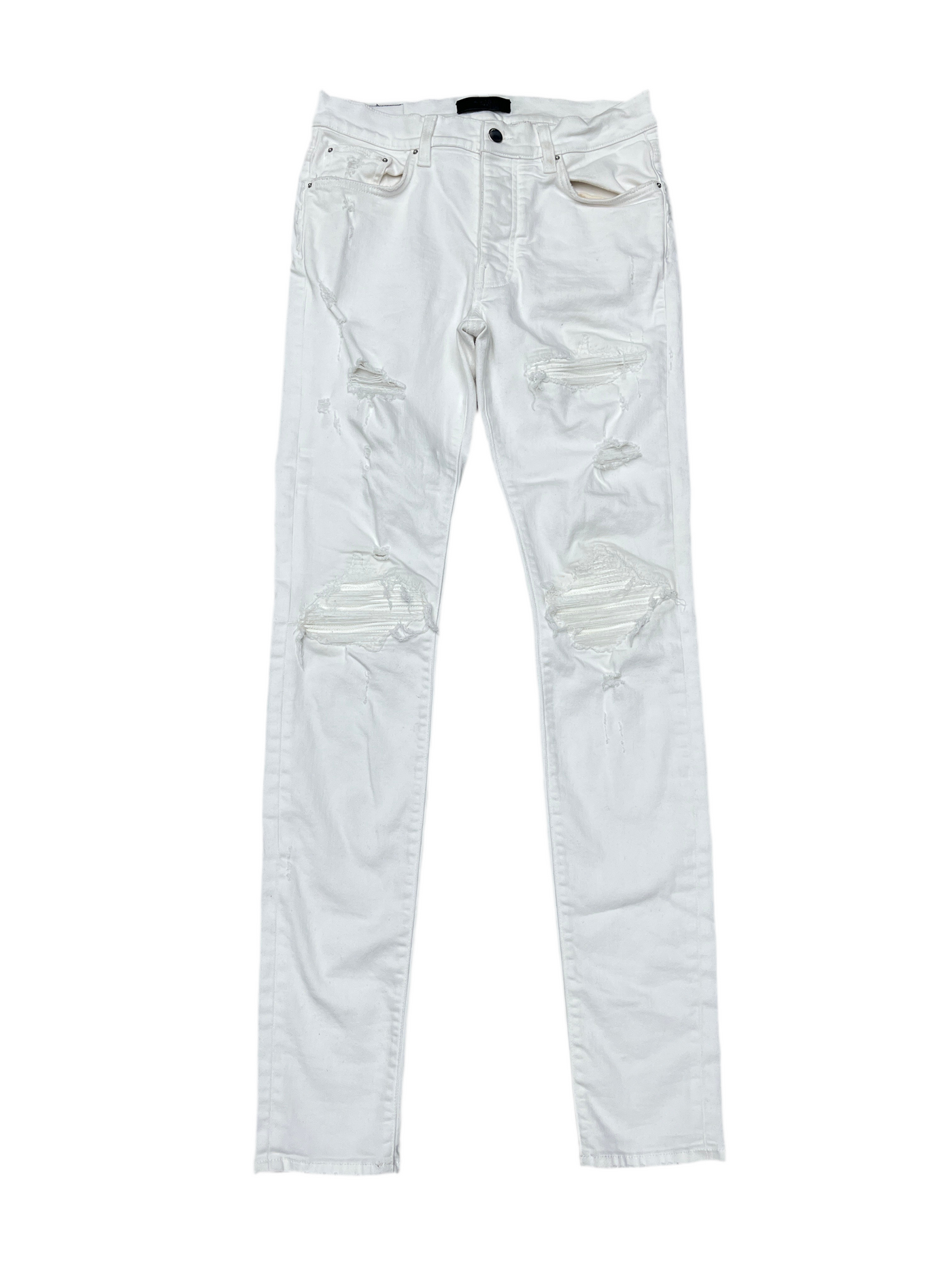 AMIRI MX1 Patch Jeans White