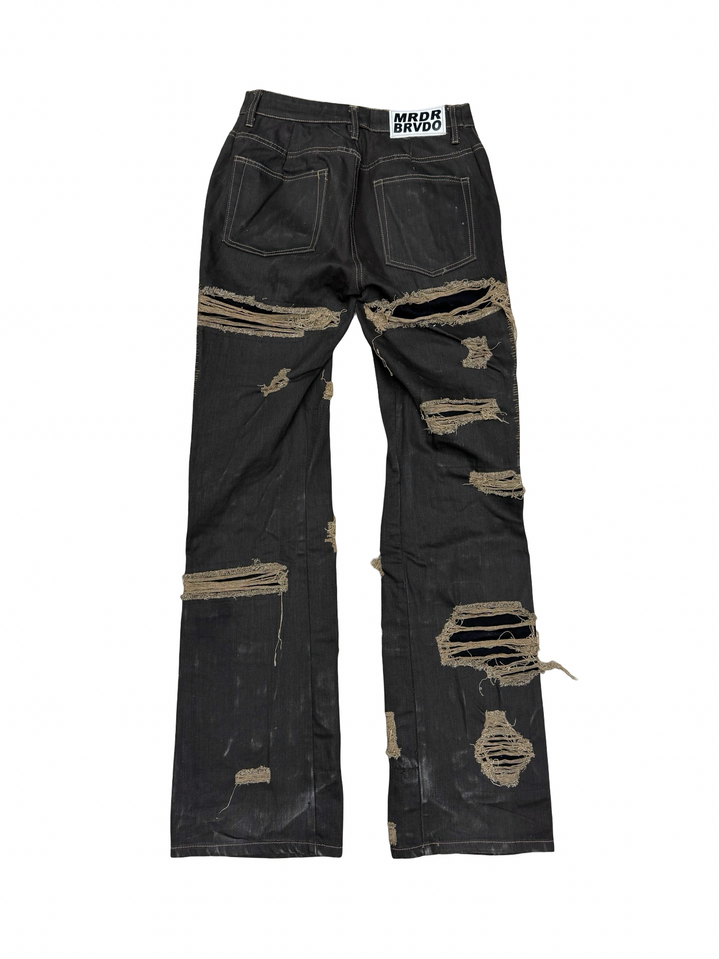 Who Decides War x Barriers Monumental Jeans Charcoal Grey
