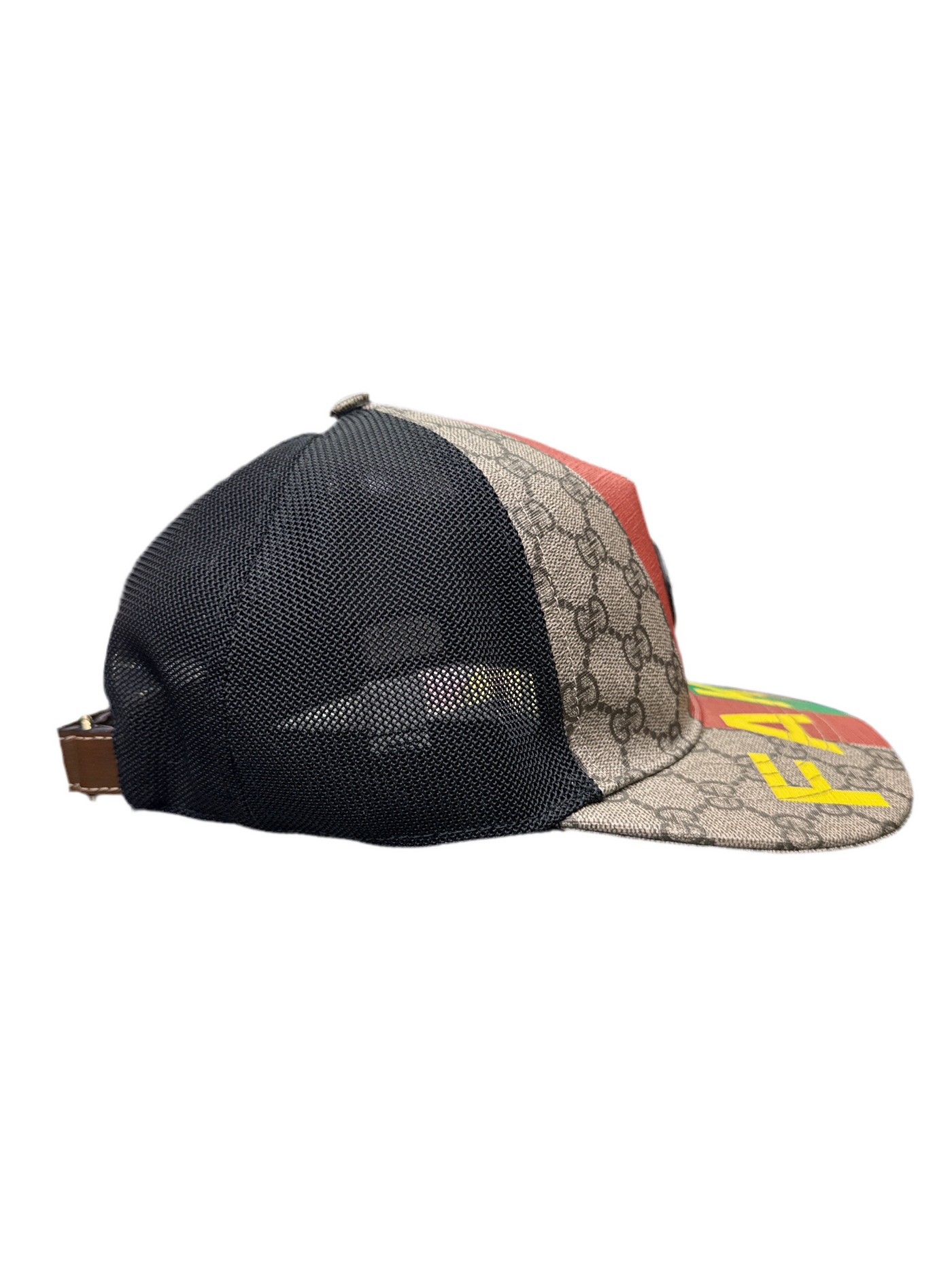 Gucci “FAKE” Monogram Cap