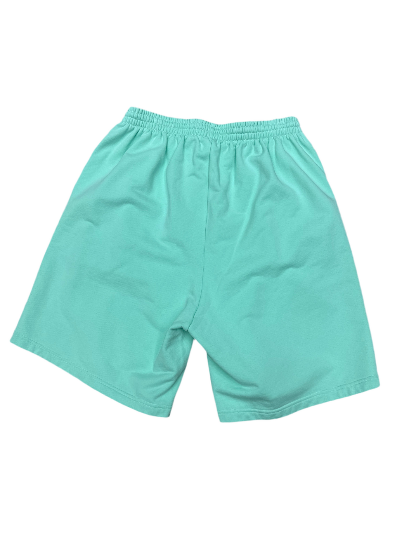 Balenciaga Aquamarine Logo Shorts