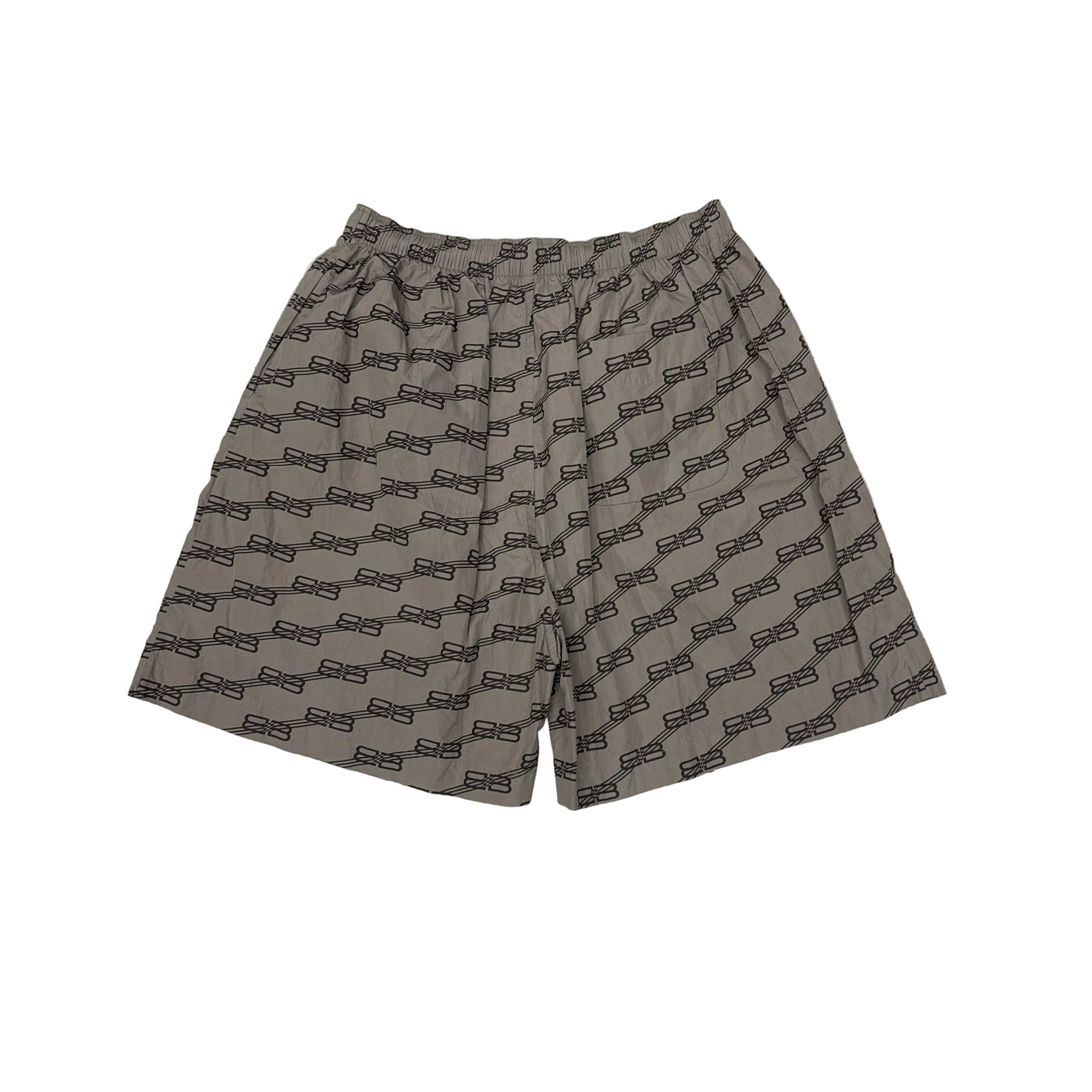Balenciaga Men's Logo Print Casual Shorts