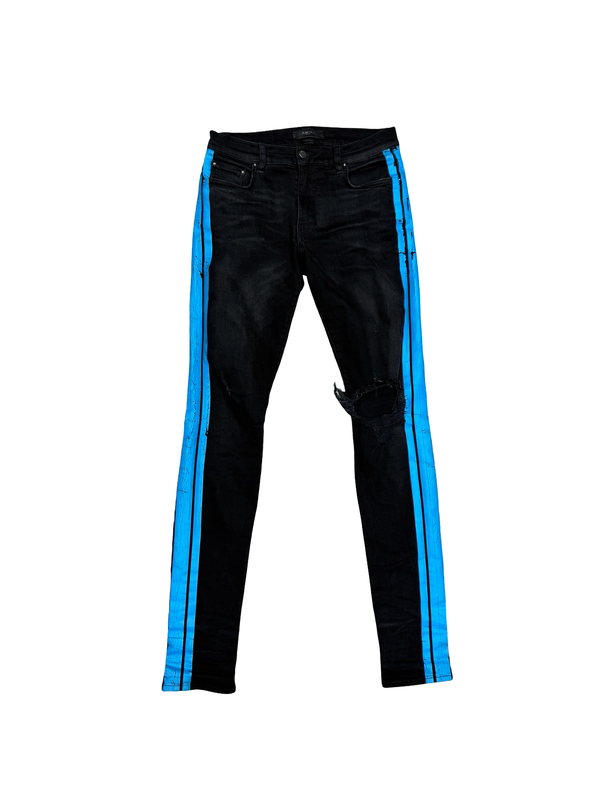 Amiri Broken Track Skinny Fit Jeans