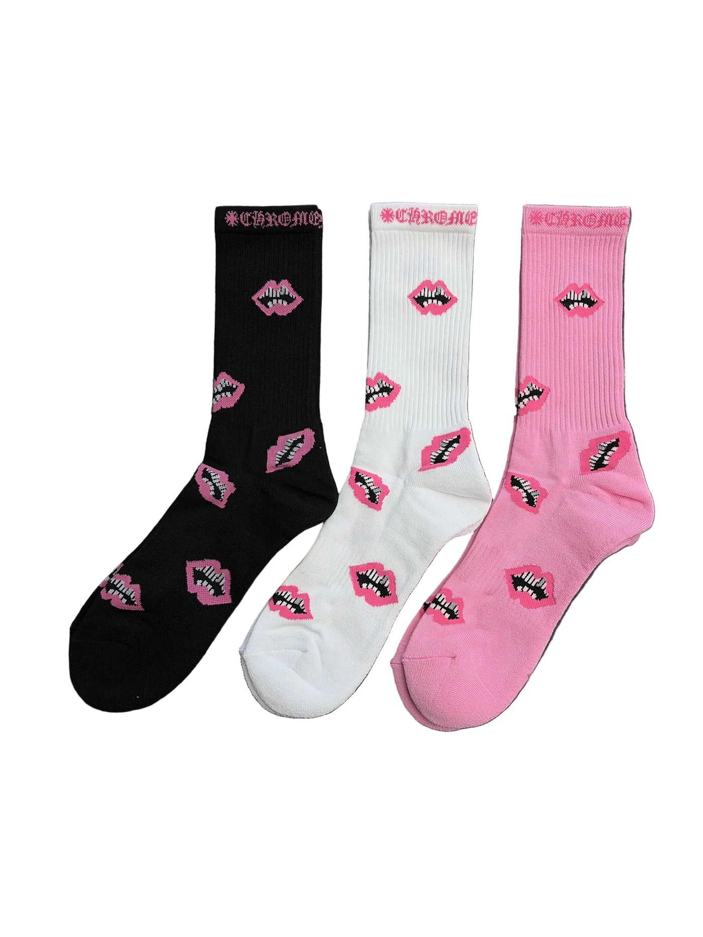 Chrome Hearts x Matty Boy Chomper Socks