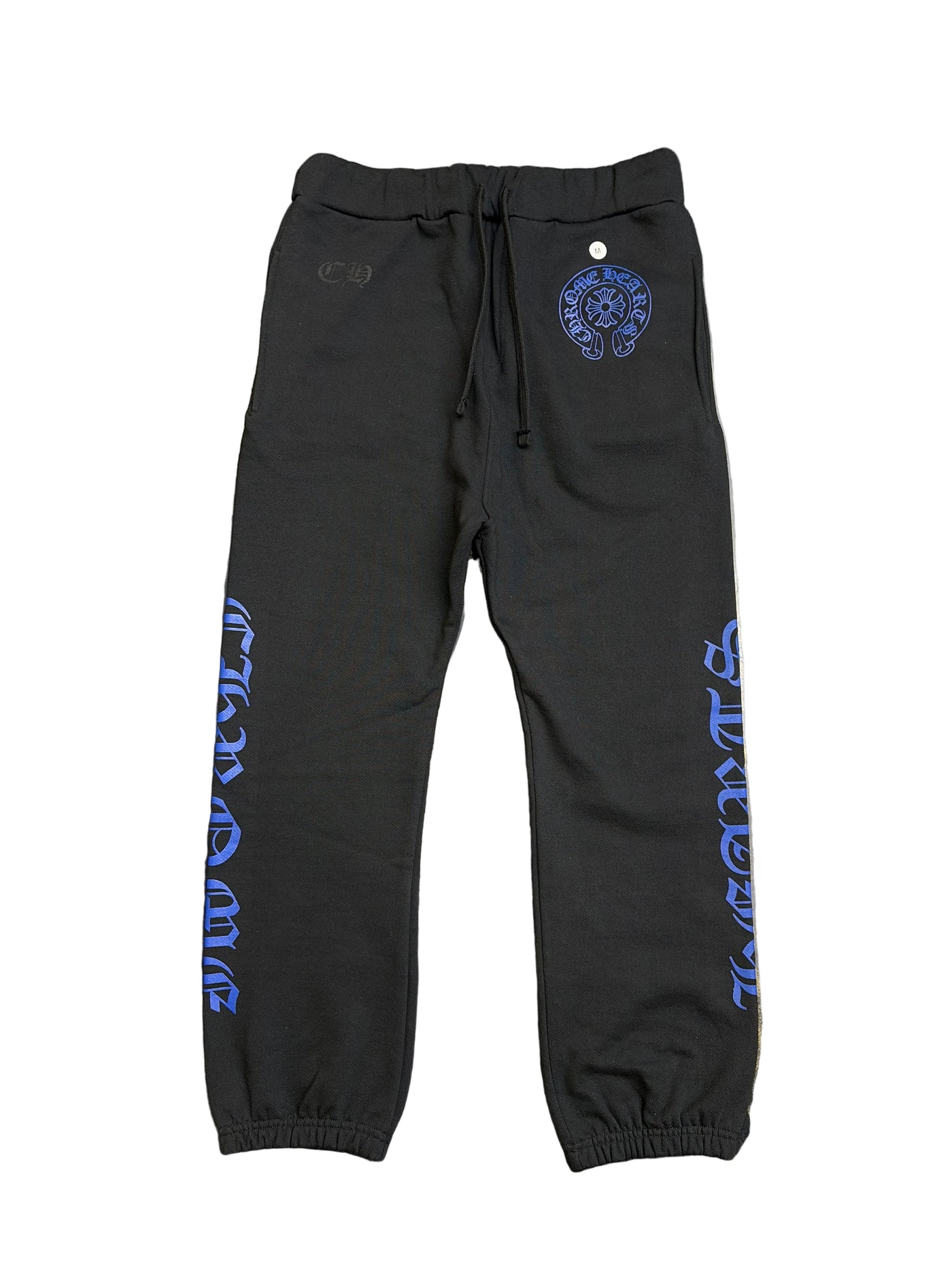 Chrome Hearts Horseshoe Logo Sweatpants Black Blue