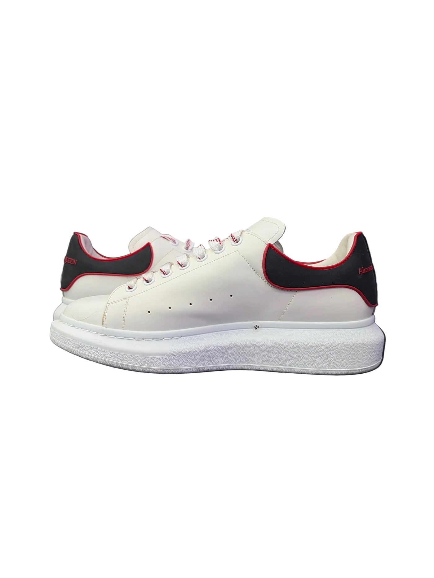 Alexander McQueen Oversized Sneaker White Black Lust Red