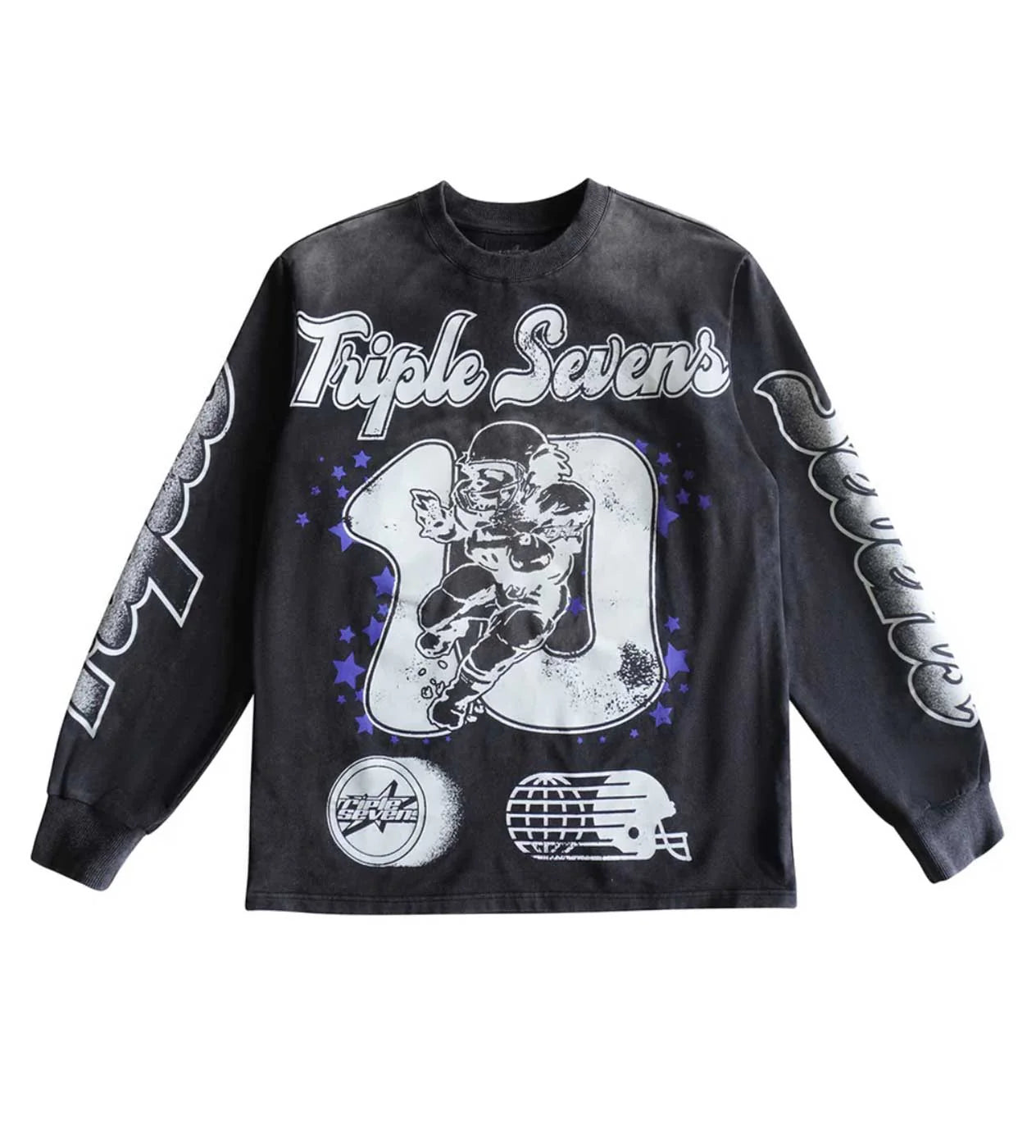 Triple Sevens All Star Long Sleeve Tee Black