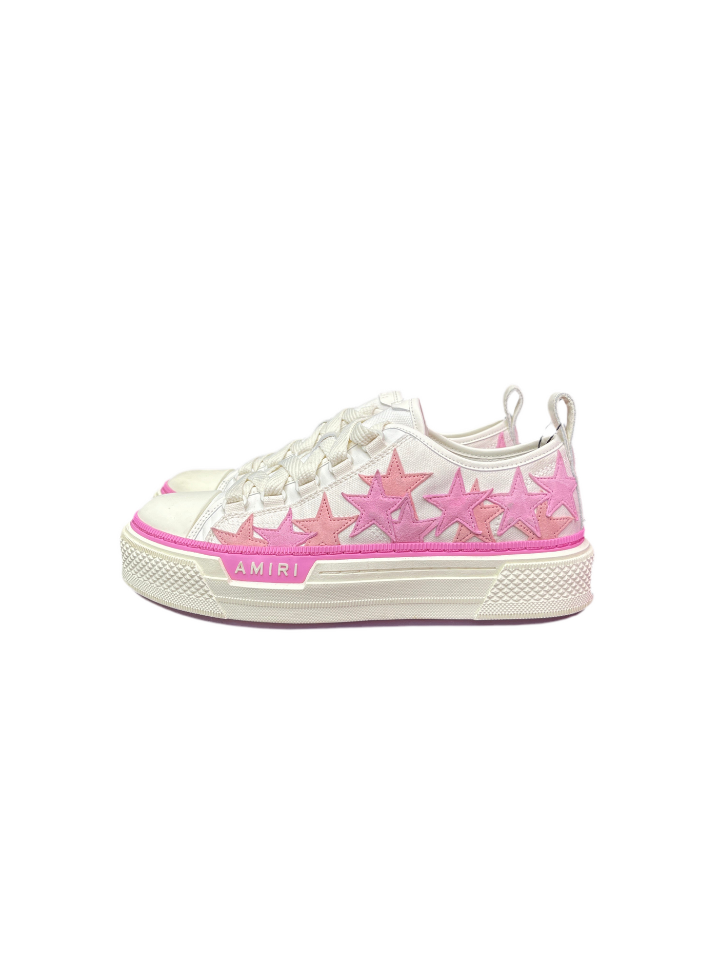 Amiri Stars Court Low White Pink
