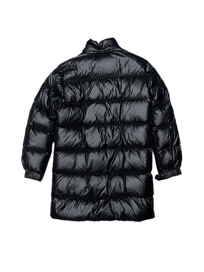 Kids Moncler Hakki Down Long Puffer Jacket Black