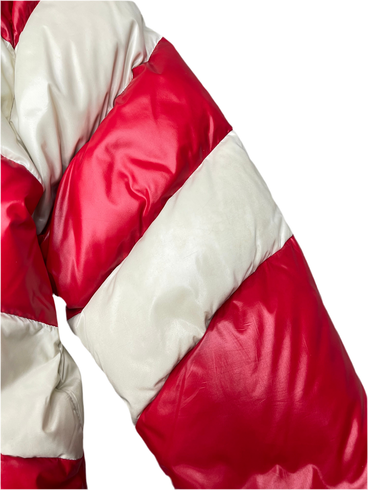 Moncler Grenoble Golzern Puffer Down Jacket Red Off-White