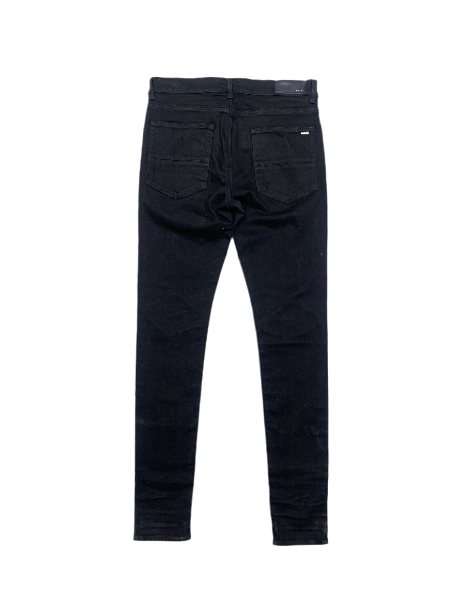 Amiri MX1 Brown Ultra Suede Jeans black