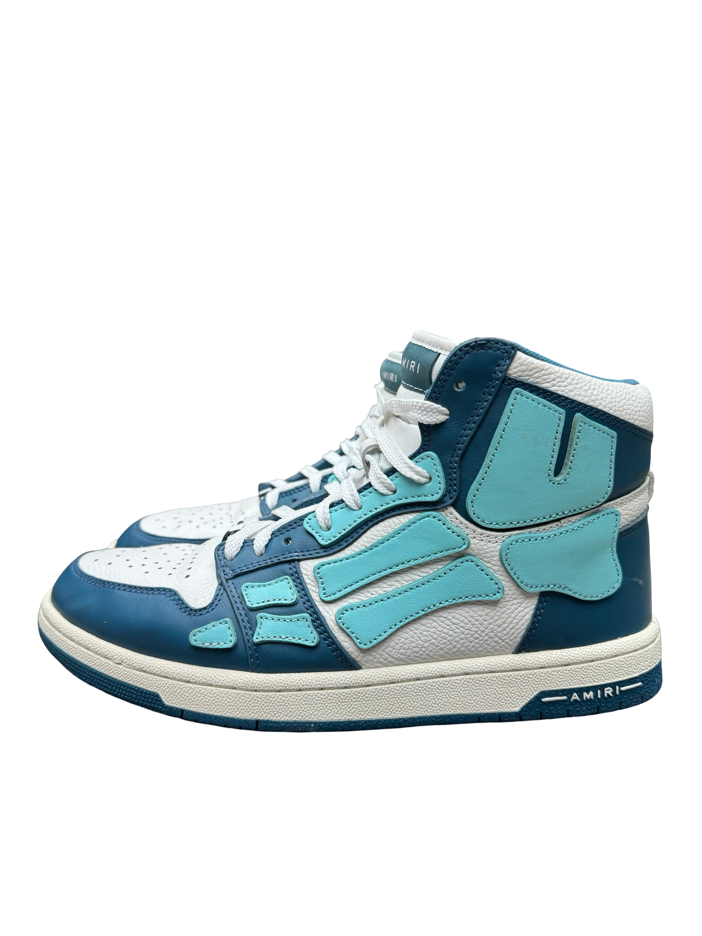 Amiri Skel Bone High Top Blue