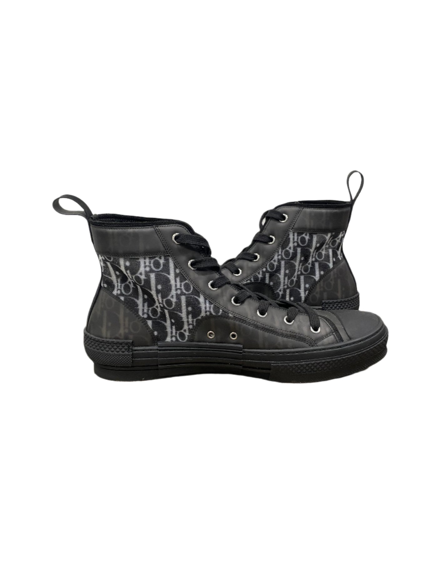 Dior B23 High Top Canvas Oblique Black