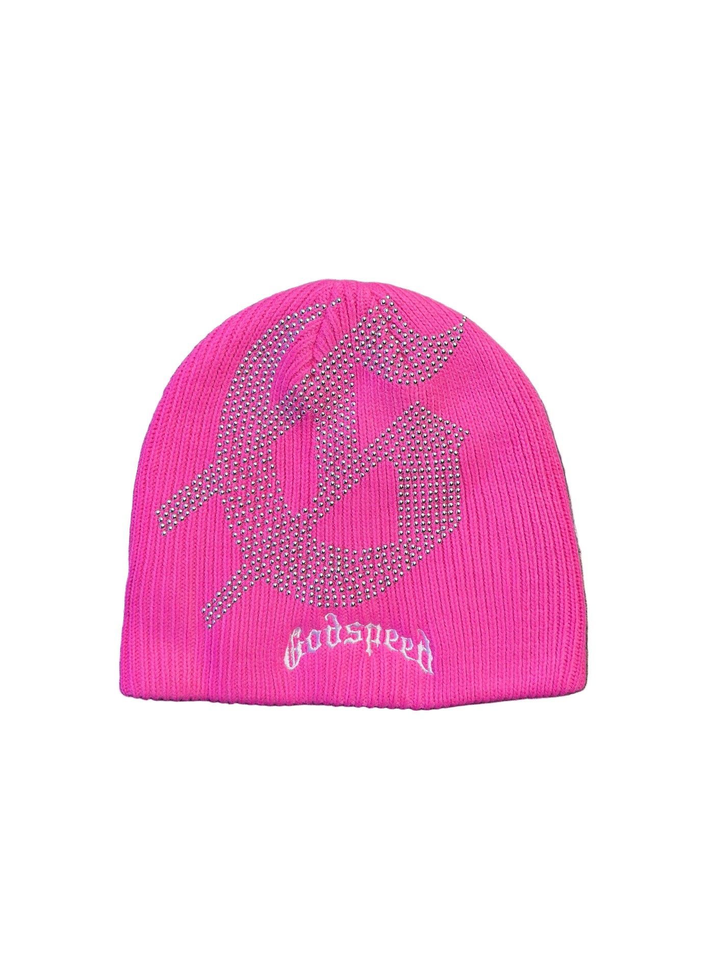 Godspeed Pink Studded Beanie