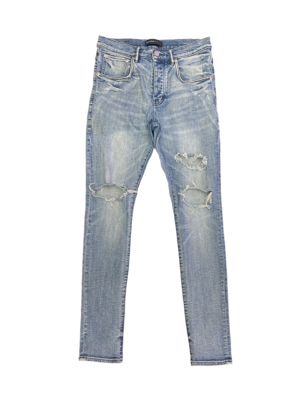 Purple Brand Distressed Jeans Blue