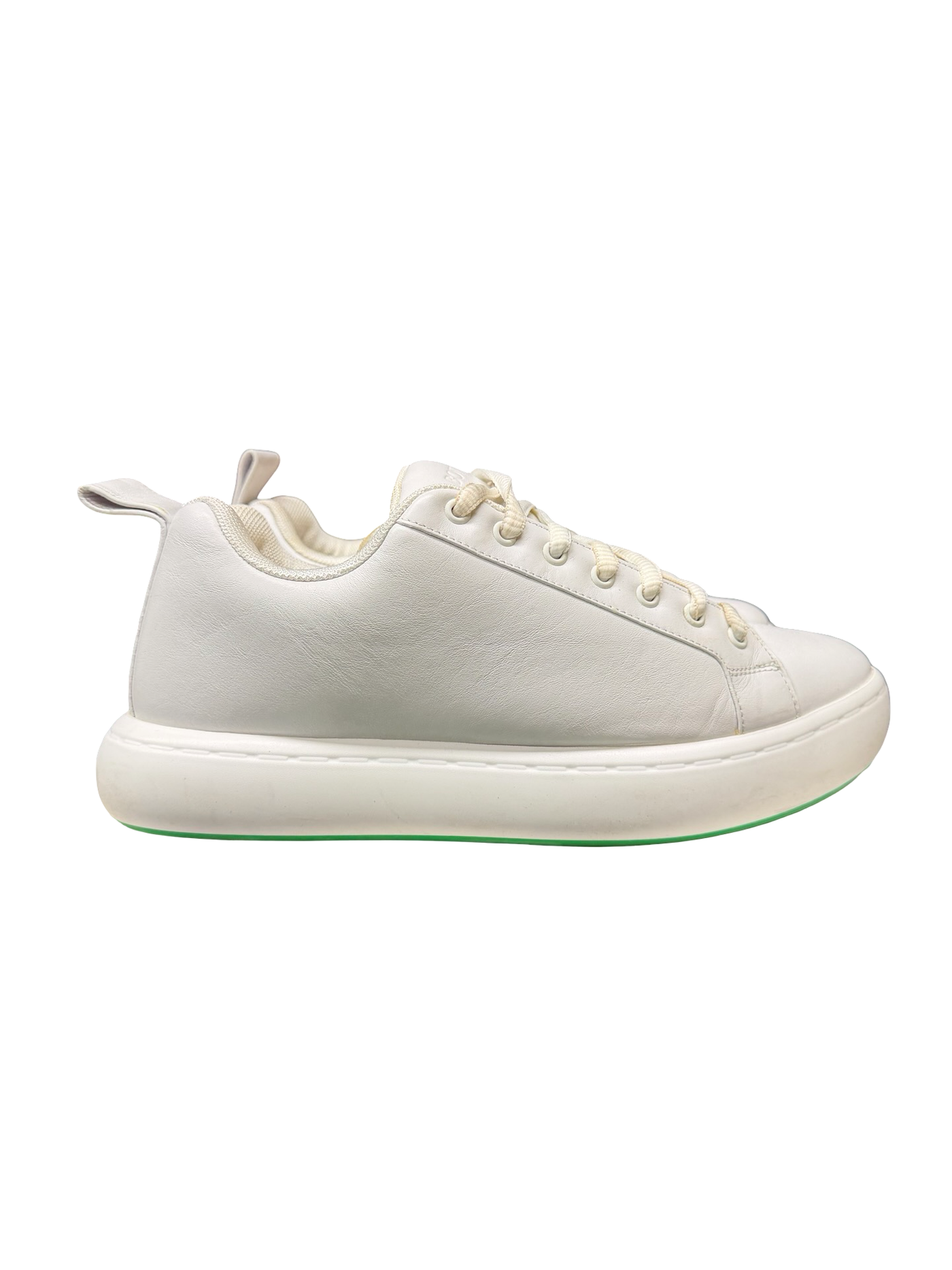 Bottega Veneta Leather Pillow Low Top Sneaker White