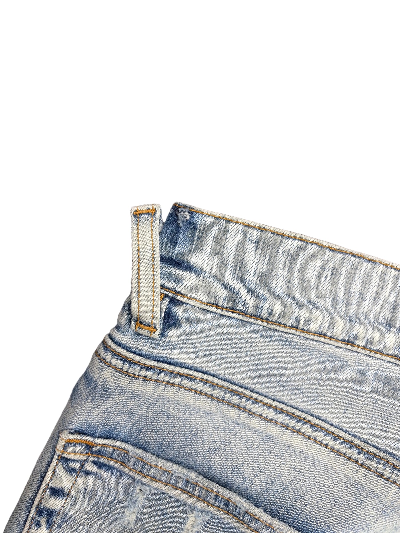Amiri MX1 Iridescent Skinny Jeans Vintage Blue