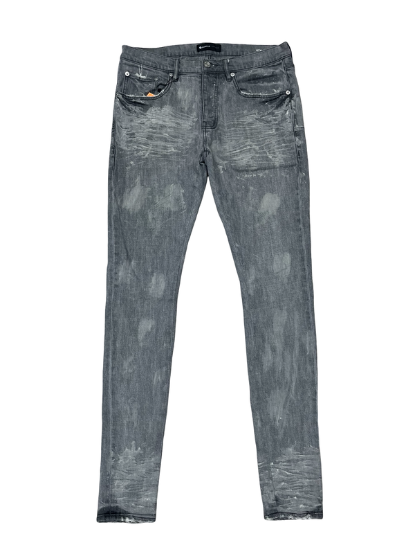 Purple Brand P001 Waxed Jeans Grey