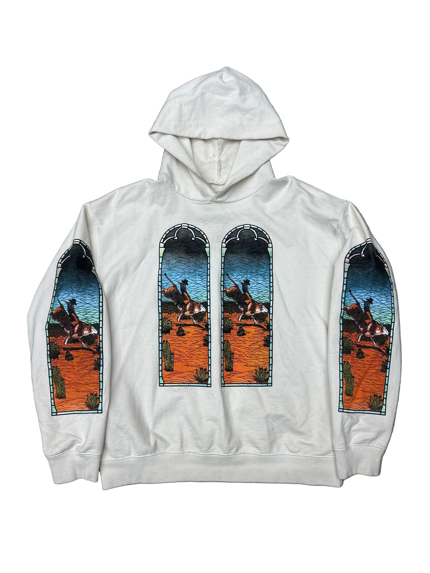 Who Decides War x EST Gee Stained Glass Hoodie