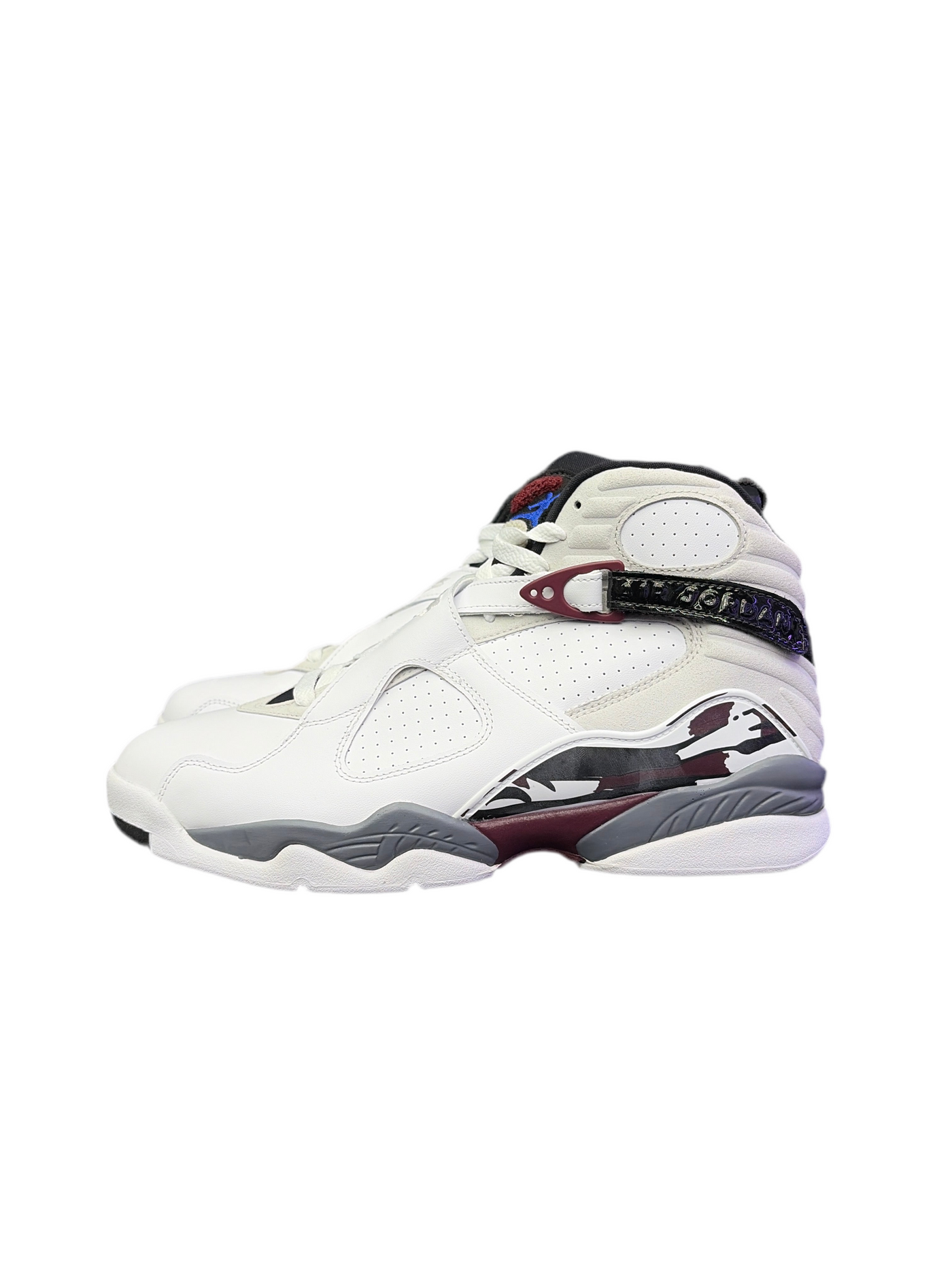 WMNS Nike Air Jordan 8 Retro White Burgundy