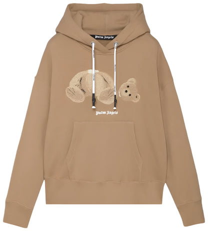 Palm Angels Bear Hoodie Beige / Brown