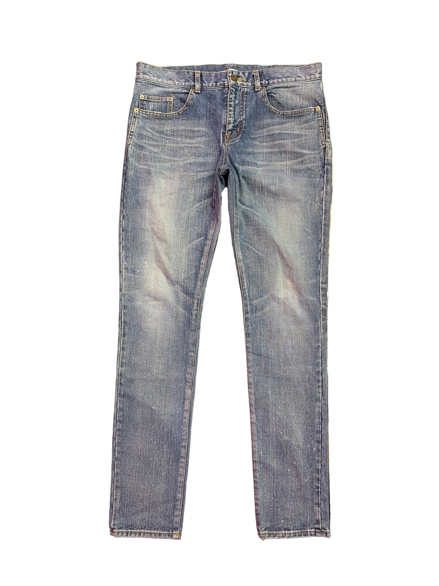 Saint Laurent Paris Universite Denim Jeans Indigo