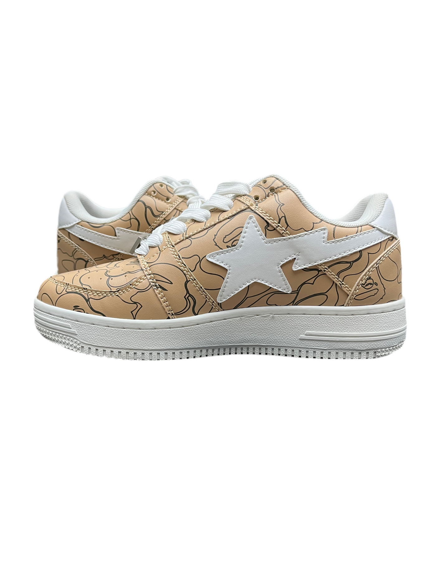 WMNS Bapesta Lined Camo Beige