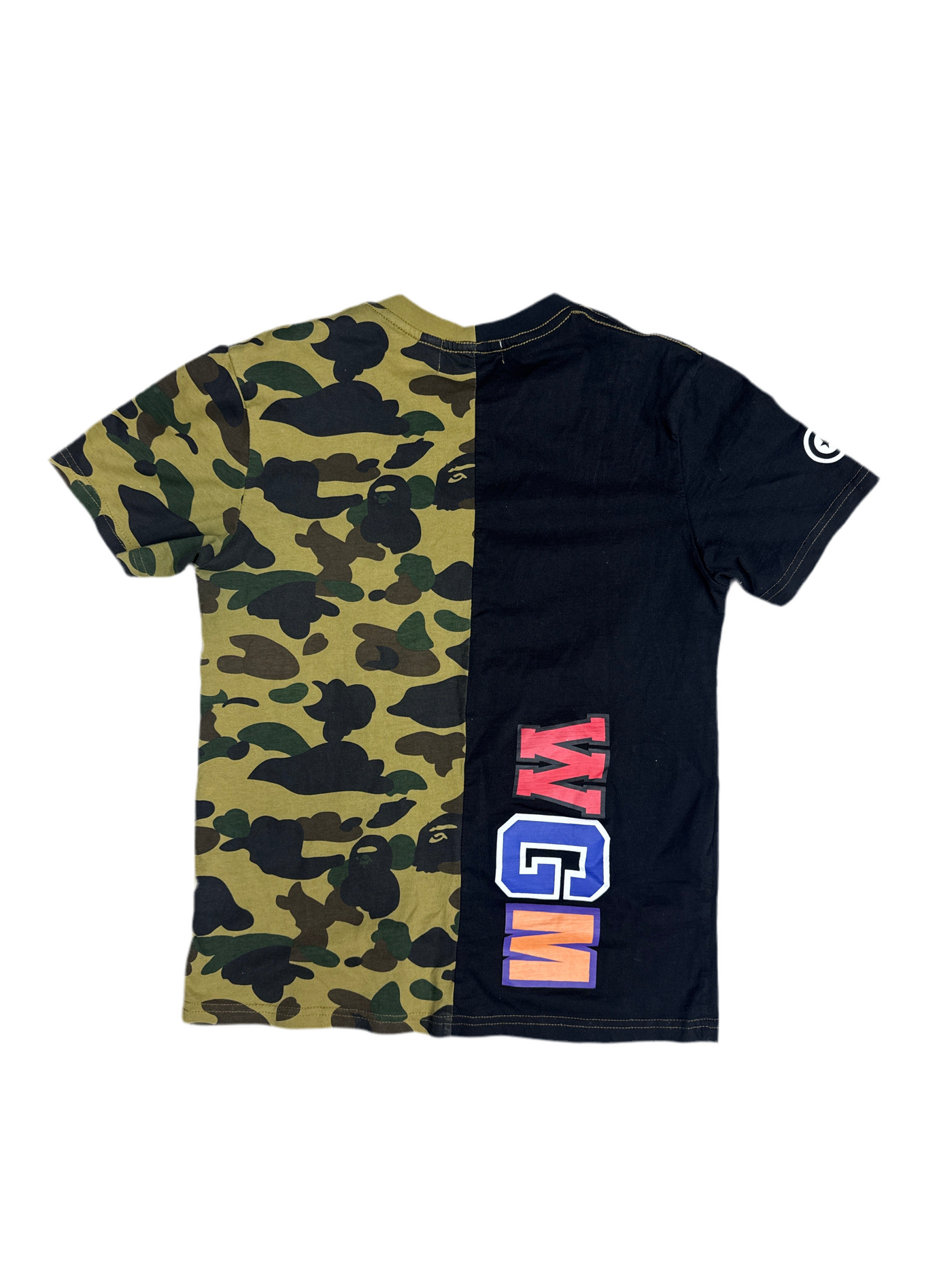 Bape Half Camo Half Black WGM Shirt