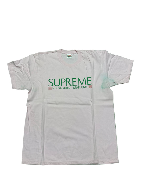 Supreme Nuova York Tee in light pink