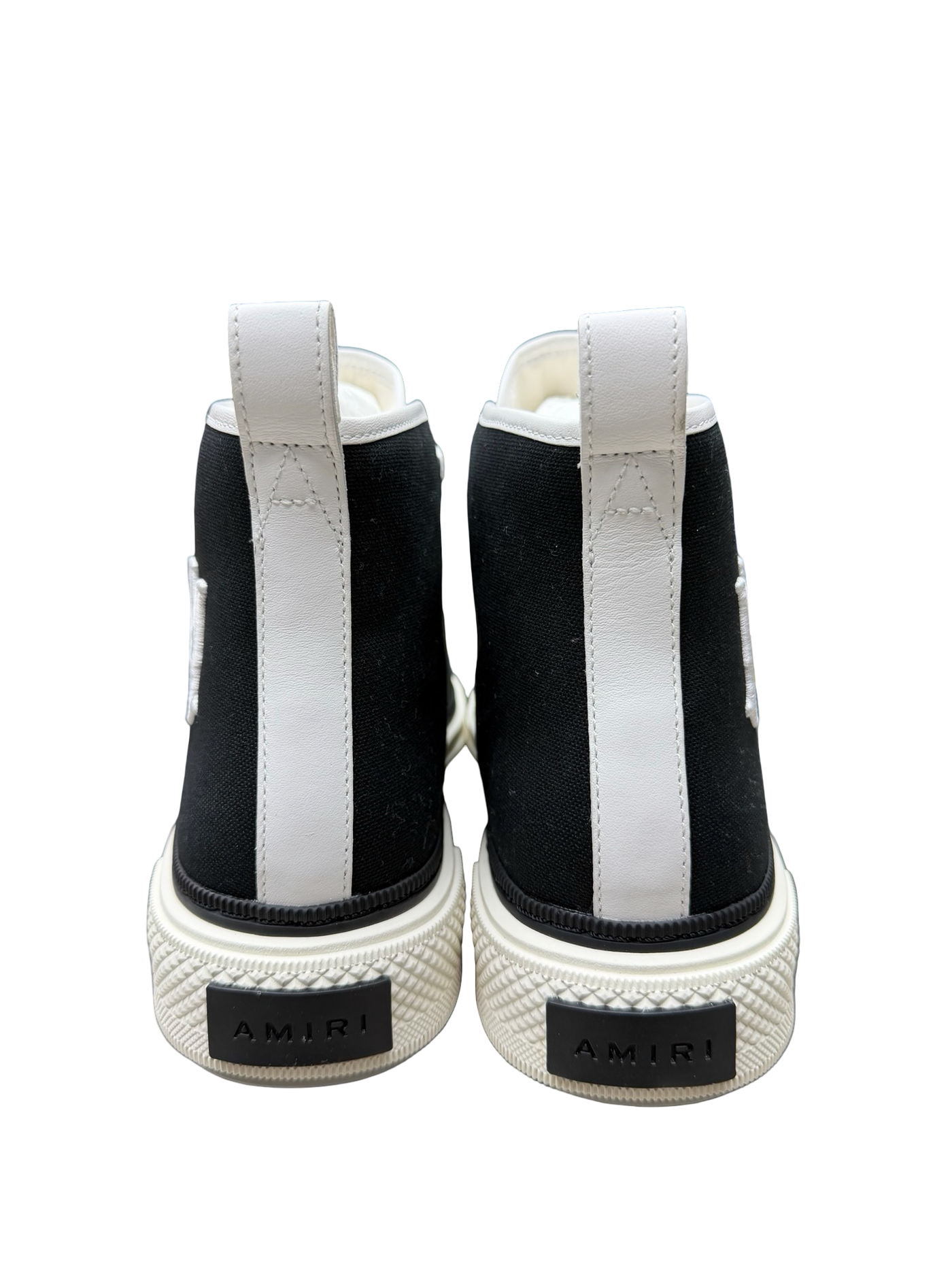 Amiri Black & White MA Court Hi Sneakers