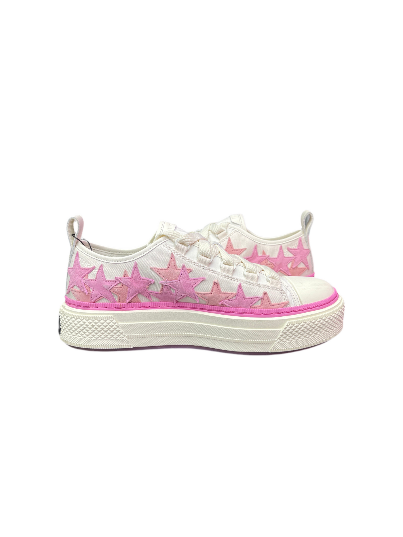 Amiri Stars Court Low White Pink