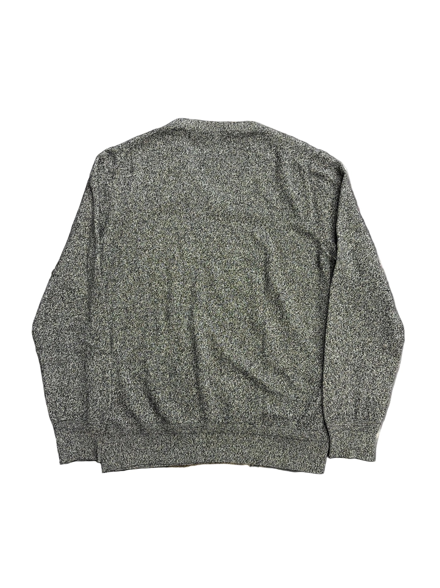 LV V-Neck Cashmere Sweater Grey