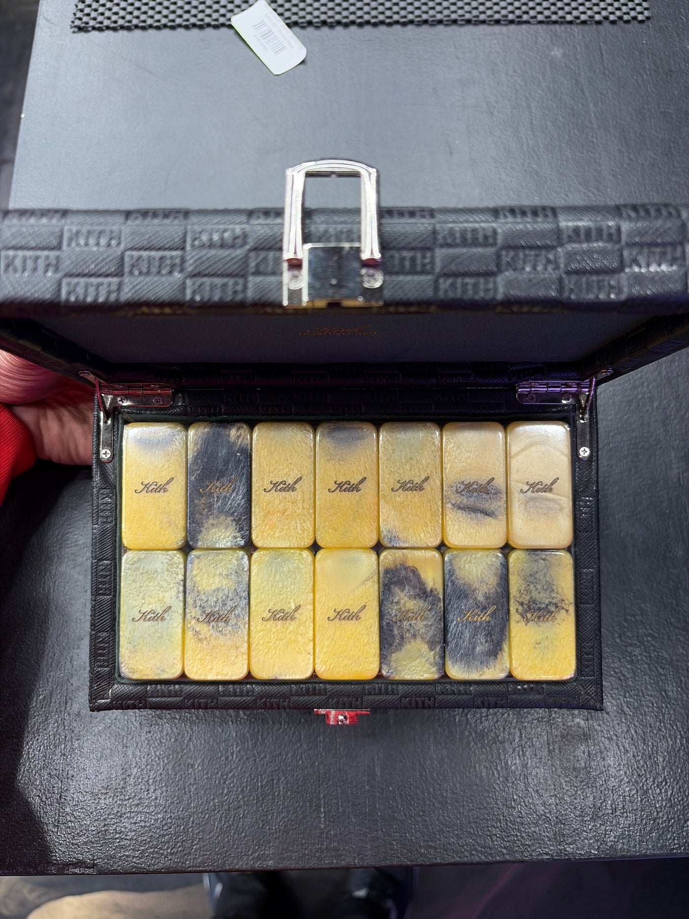 Kith Monogram Leather Domino Set