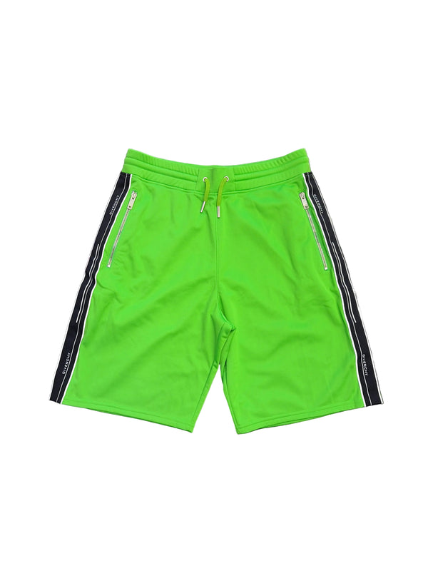 Givenchy Green Logo Tape Shorts