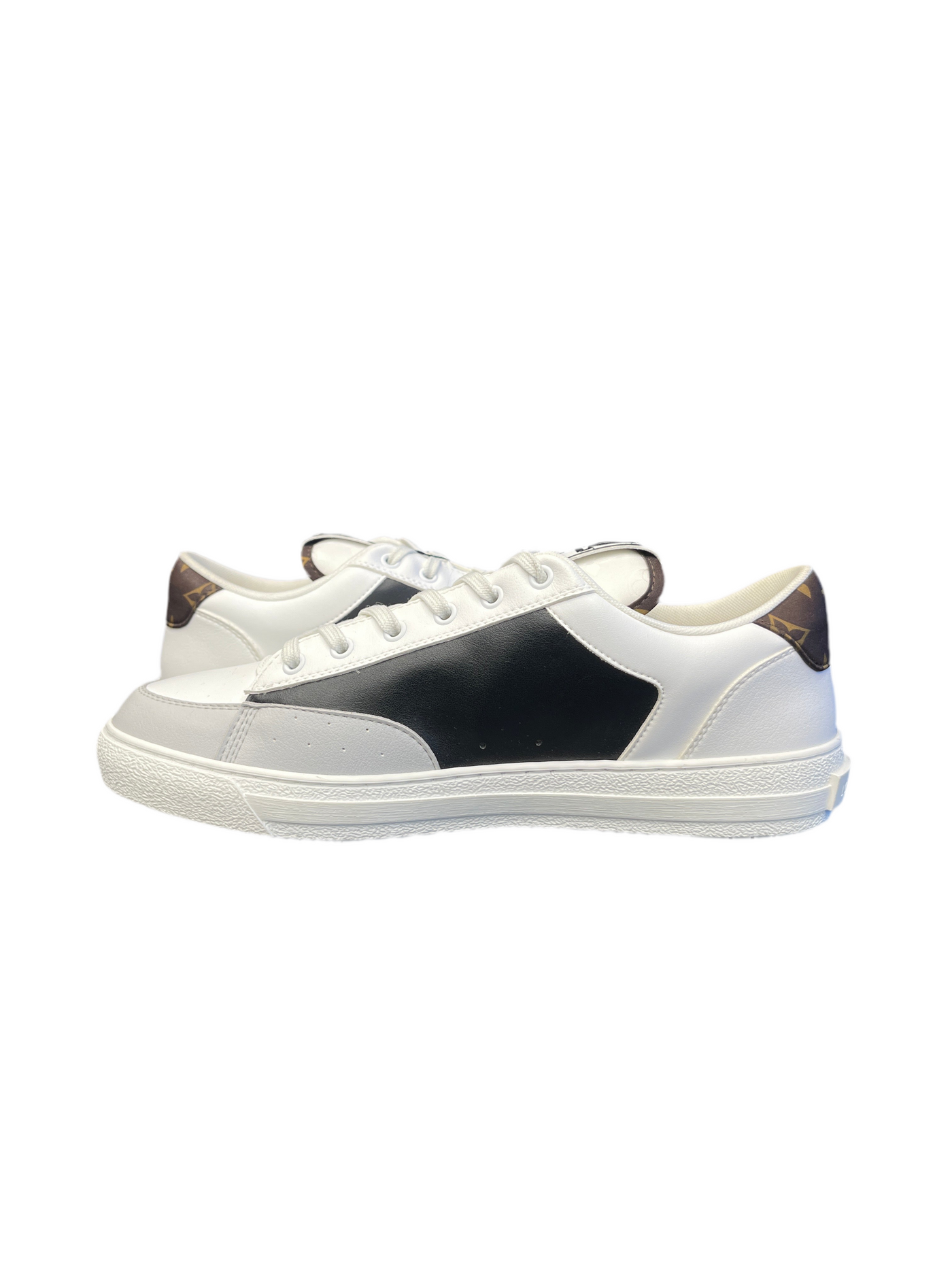 LV Charlie Monogram White Cacao Brown Black