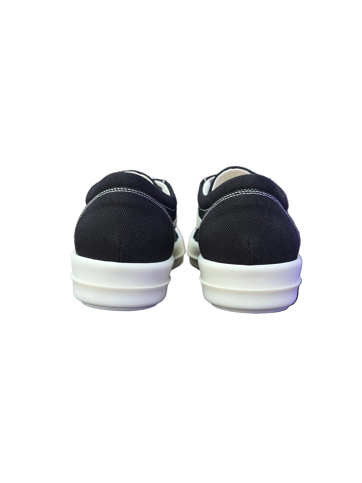 Rick Owens DRKSHDW Vintage Canvas Sneakers Black Milk
