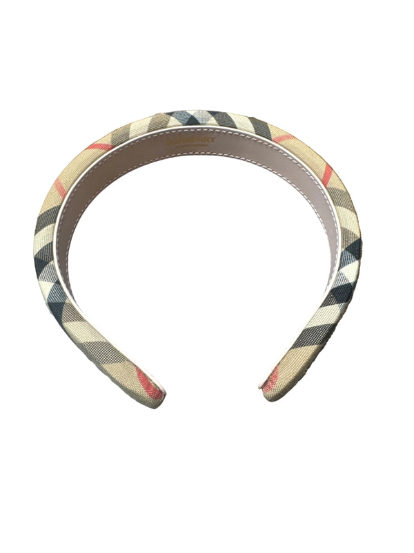 Burberry Check Nylon Headband
