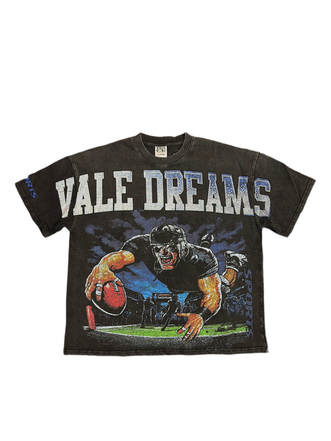 Vale Dreams Gridiron Bling Tee Black