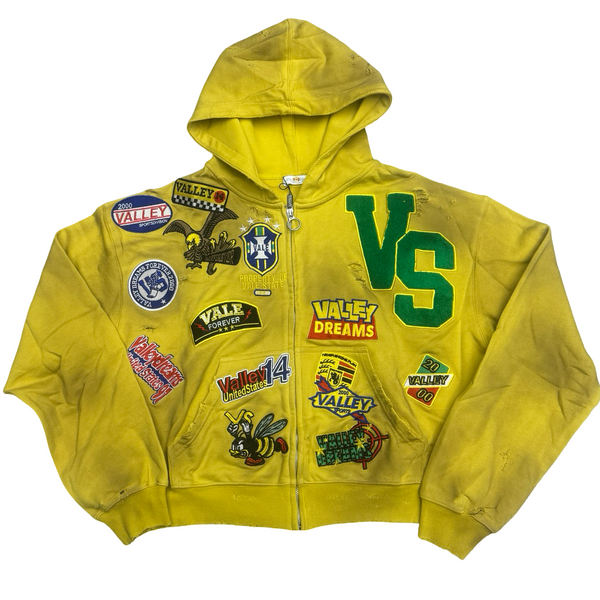 Vale Forever Doodle Zip-Up Hoodie