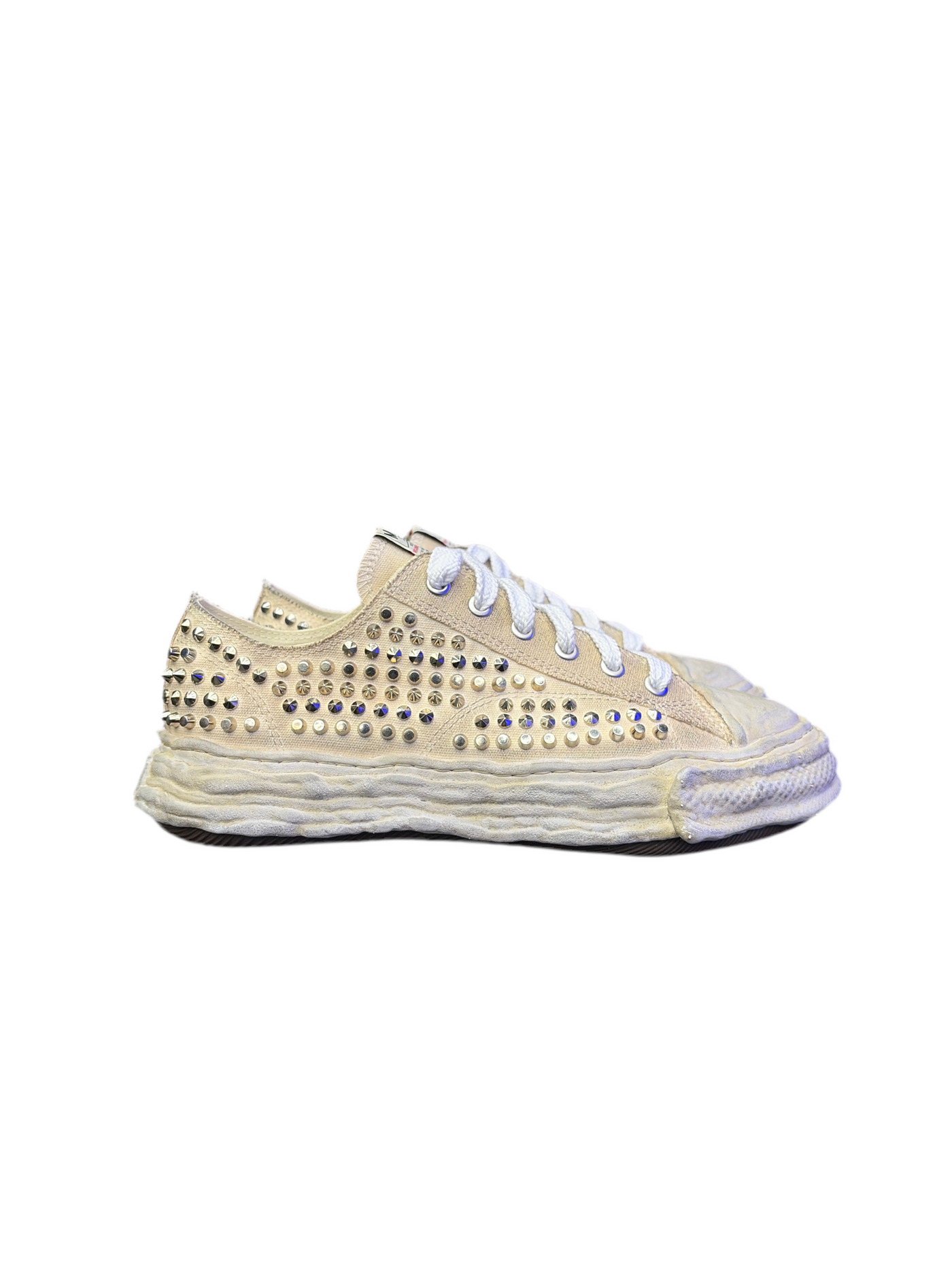 MMY Peterson 23 OG Sole Studded Canvas Low White